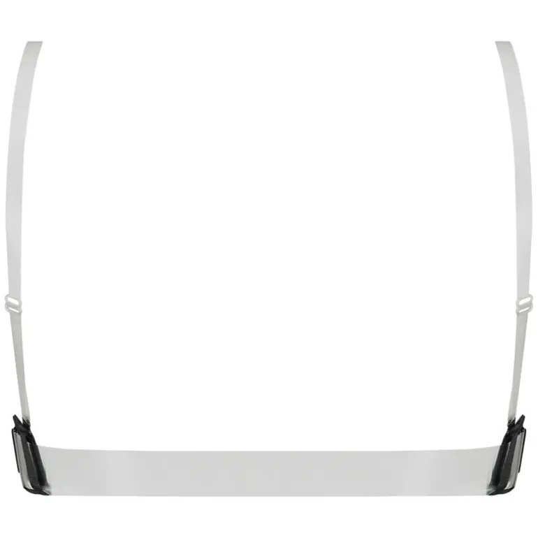 Transparent Back Padded Strapless Underwired Push-Up Bra - Black