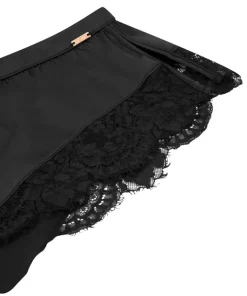 Valerie Lace French Knicker - Black