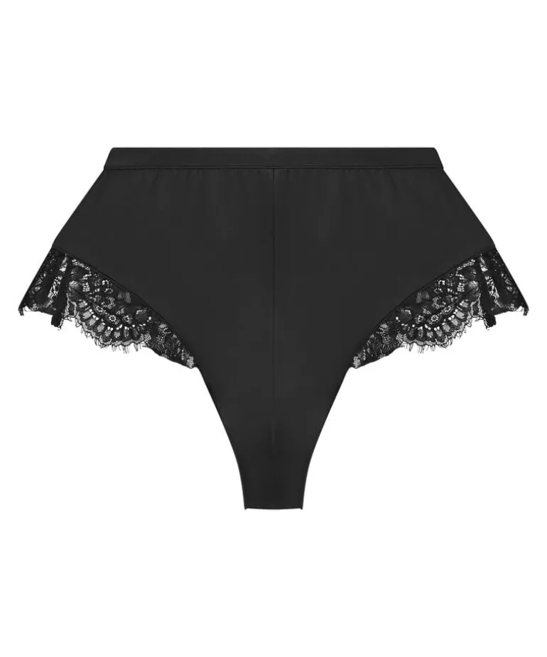 Valerie Lace French Knicker - Black