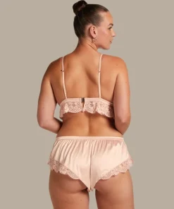 Valerie Lace French Knicker - Pink