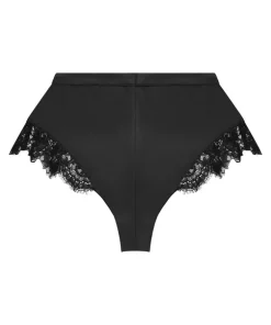Valerie Lace French Knicker - Black