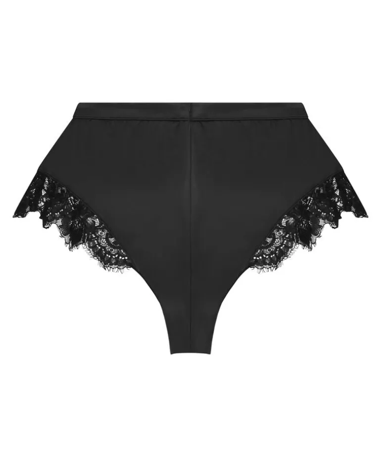 Valerie Lace French Knicker - Black