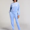 Velours Jogging Pants - Blue