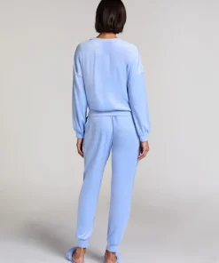 Velours Jogging Pants - Blue