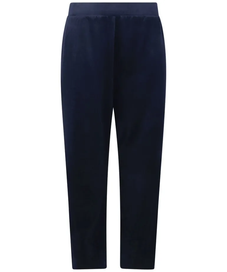 Velours Pyjama Pants - Blue