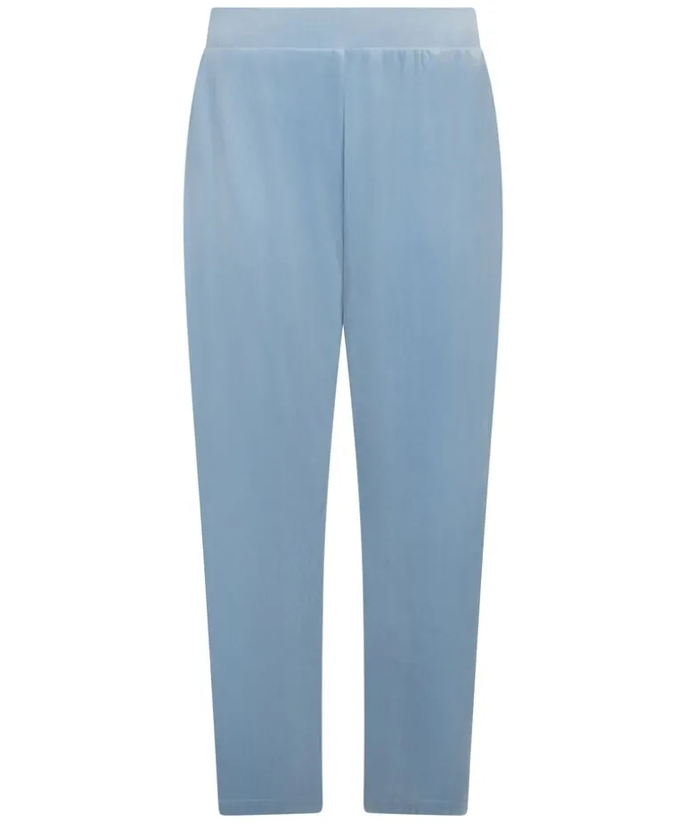 Velours Pyjama Pants - Blue
