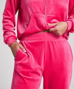 Velours Pyjama Pants - Pink