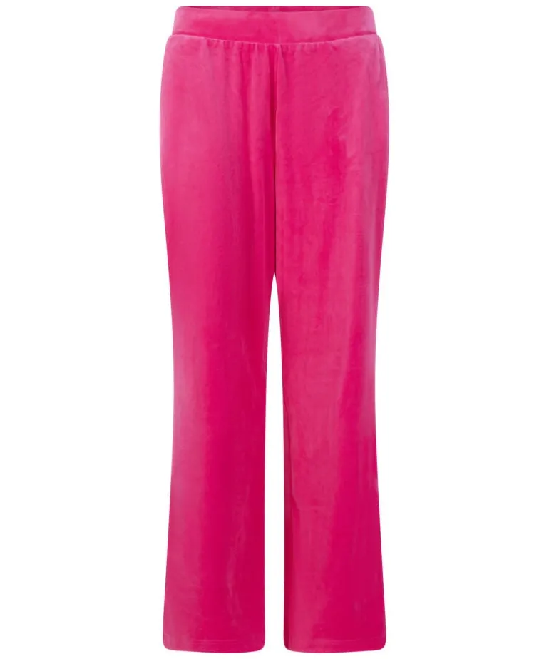 Velours Pyjama Pants - Pink