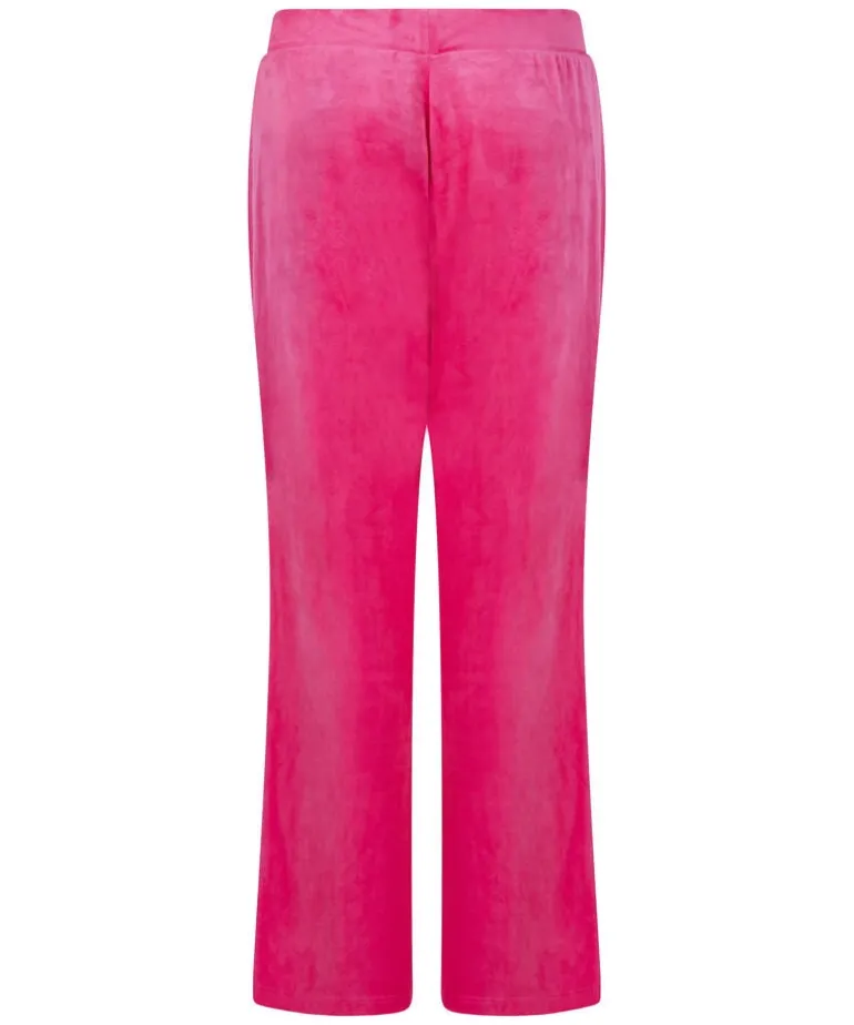 Velours Pyjama Pants - Pink