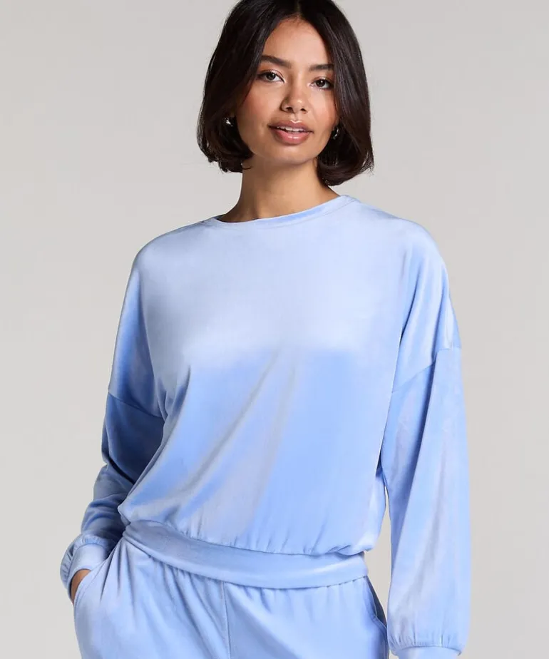 Velours Top - Blue