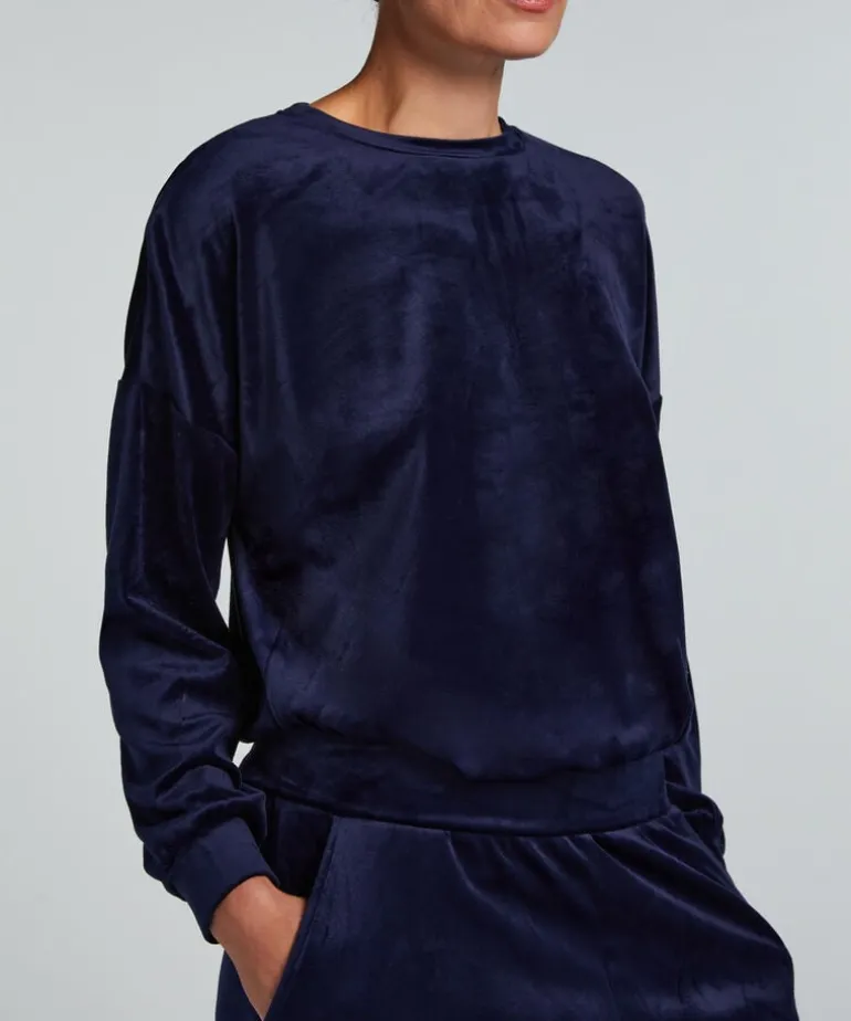 Velours Top - Blue