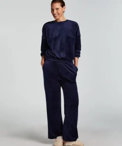 Velours Top - Blue