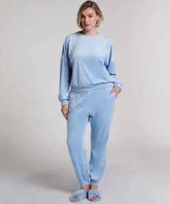 Velours Top - Blue