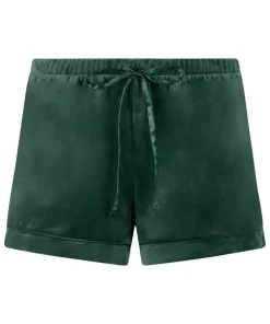 Velvet shorts - Green