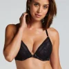 Vera Padded Push-Up Underwired Bra - Black