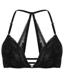 Vera Padded Push-Up Underwired Bra - Black
