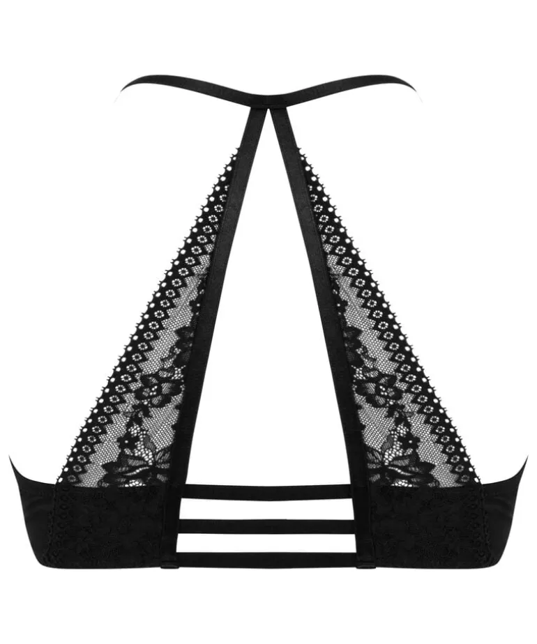 Vera Padded Push-Up Underwired Bra - Black