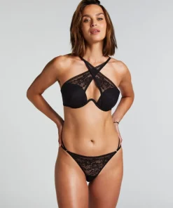 Vera Padded Underwired Bra - Black