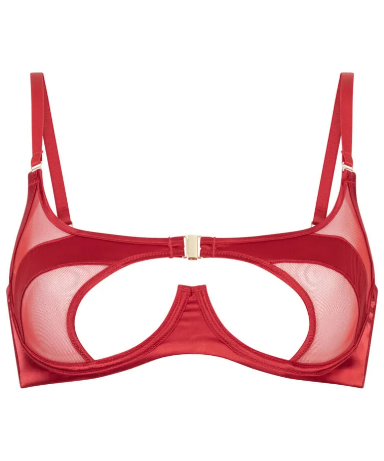 Vienna Non-Padded Underwired Bra - Red