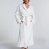 Waffle Bathrobe - White