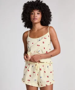 Woven short - Yellow