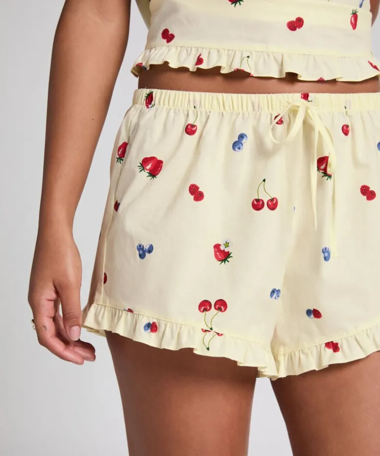 Woven short - Yellow
