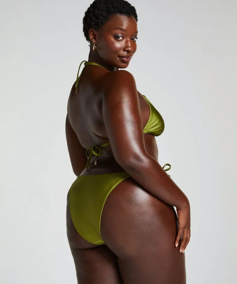 Yucatan High-Leg Bikini Bottoms - Green