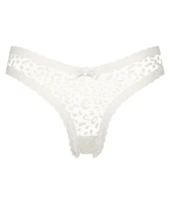 Zena V-shaped Brazilian - White