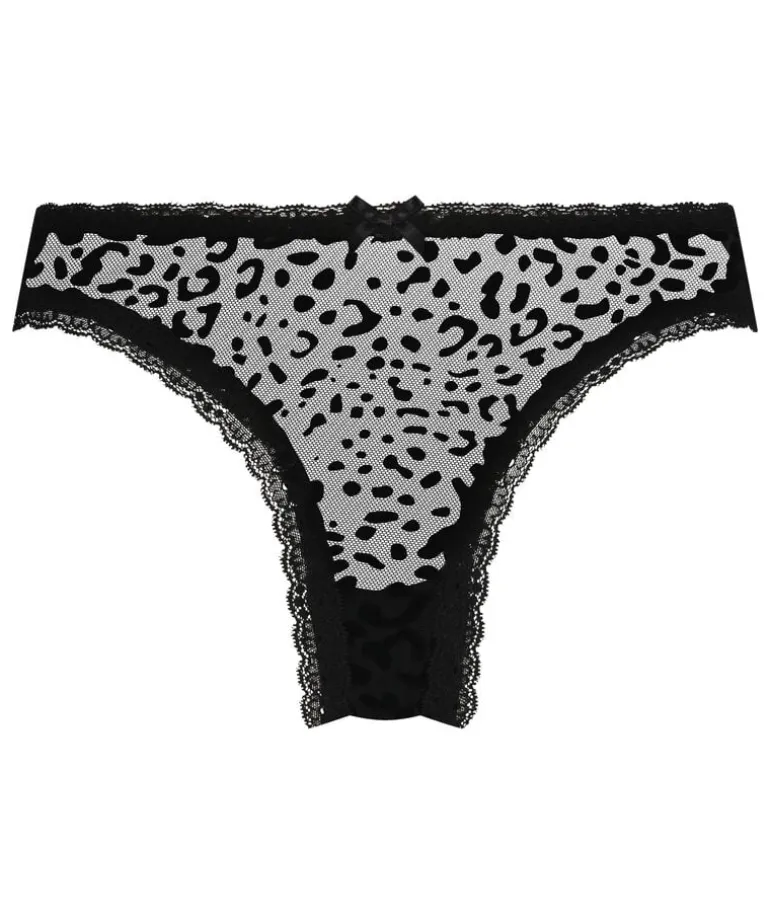 Zena V-shaped Brazilian - Black