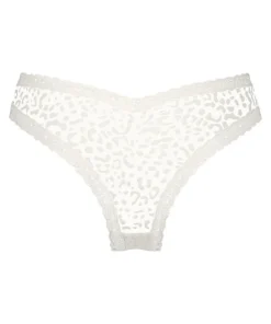 Zena V-shaped Brazilian - White